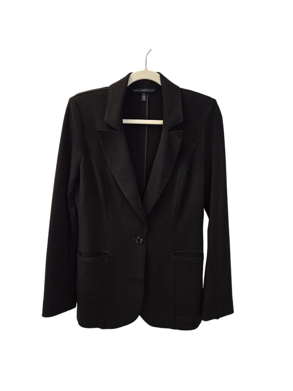 White House Black Market One Button Blazer Jacket Size 4